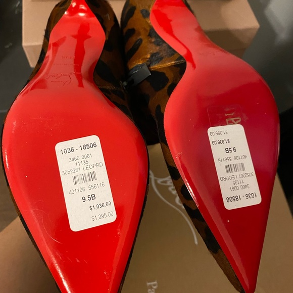 Christian Louboutin So Kate Leopard Pony hair Booties - Picture 2 of 6